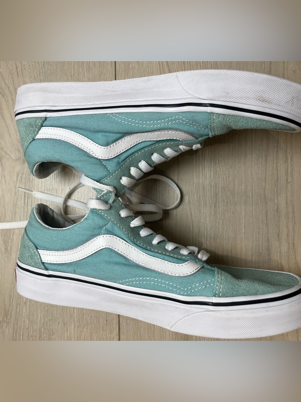 Vans Old Skool Color Theory - Iceberg Green Women’s 9 1/2 - Picture 5 of 7